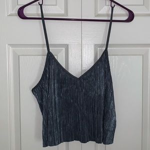 EUC Victoria’s Secret metallic crop top